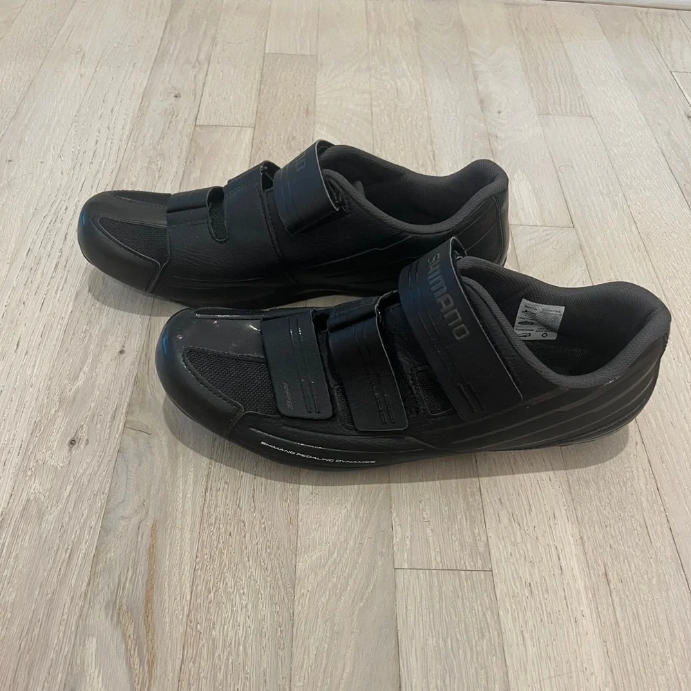 Shimano Black Velcro Men’s Cycling Bike Shoes Size 47 US 12